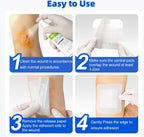 Niceful Island Dressing 4" x 4" Bandages for Wounds, 50 Count