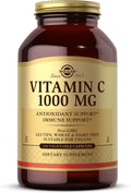 Solgar Vitamin C 1000 mg, 250 Vegetable Capsules, Non-GMO, Gluten Free
