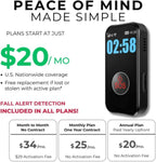 SecuLife Medical Alert Pendant for Seniors — Alerts Go Direct to Family, No Call Center | Auto Fall Detection, GPS Tracking, 2-Way Calling, No Contract, Water Resistant Necklace