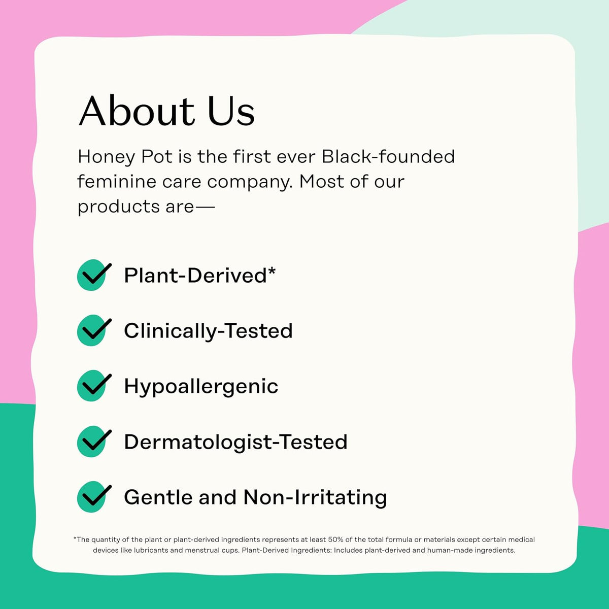 The Honey Pot Company - Herbal Postpartum Pads w/Wings - Infused w/Essential Oils for Cooling Effect, Organic Cotton Cover, & Ultra-Absorbent - Feminine Care - 12ct