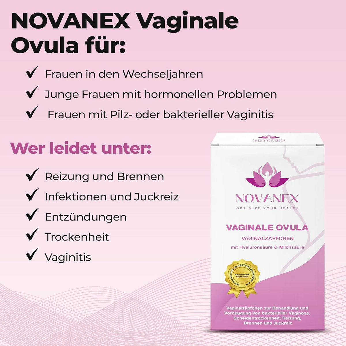 Vaginalzapfchen Skin Care Hyaluronic Acid