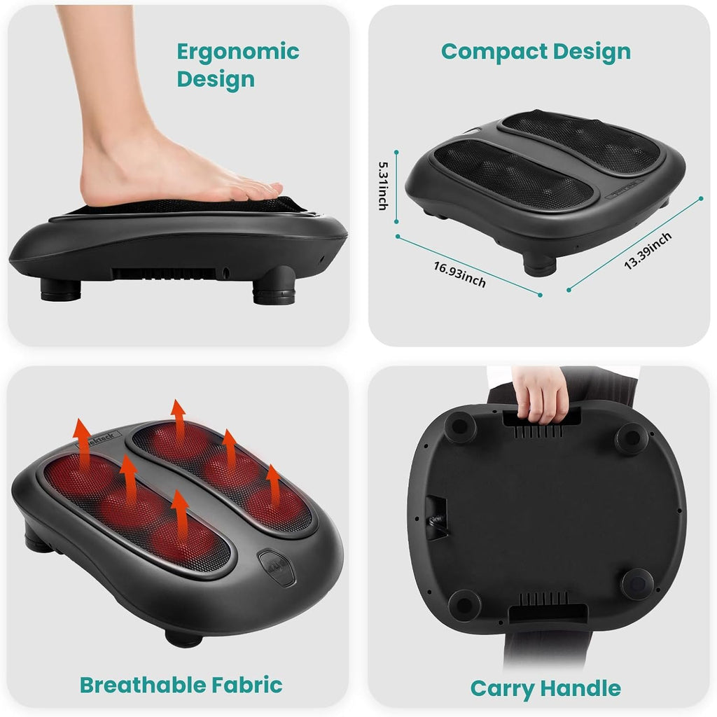 Nekteck Foot Massager with Heat, HSA Eligible FSA Massage Tools Gifts