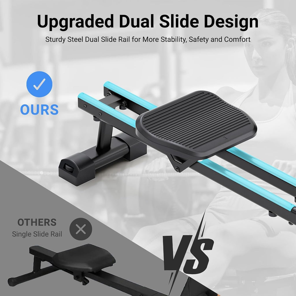 Dripex Rowing Machine, Upgraded Rowing Machines for Home, Magnetic Rower