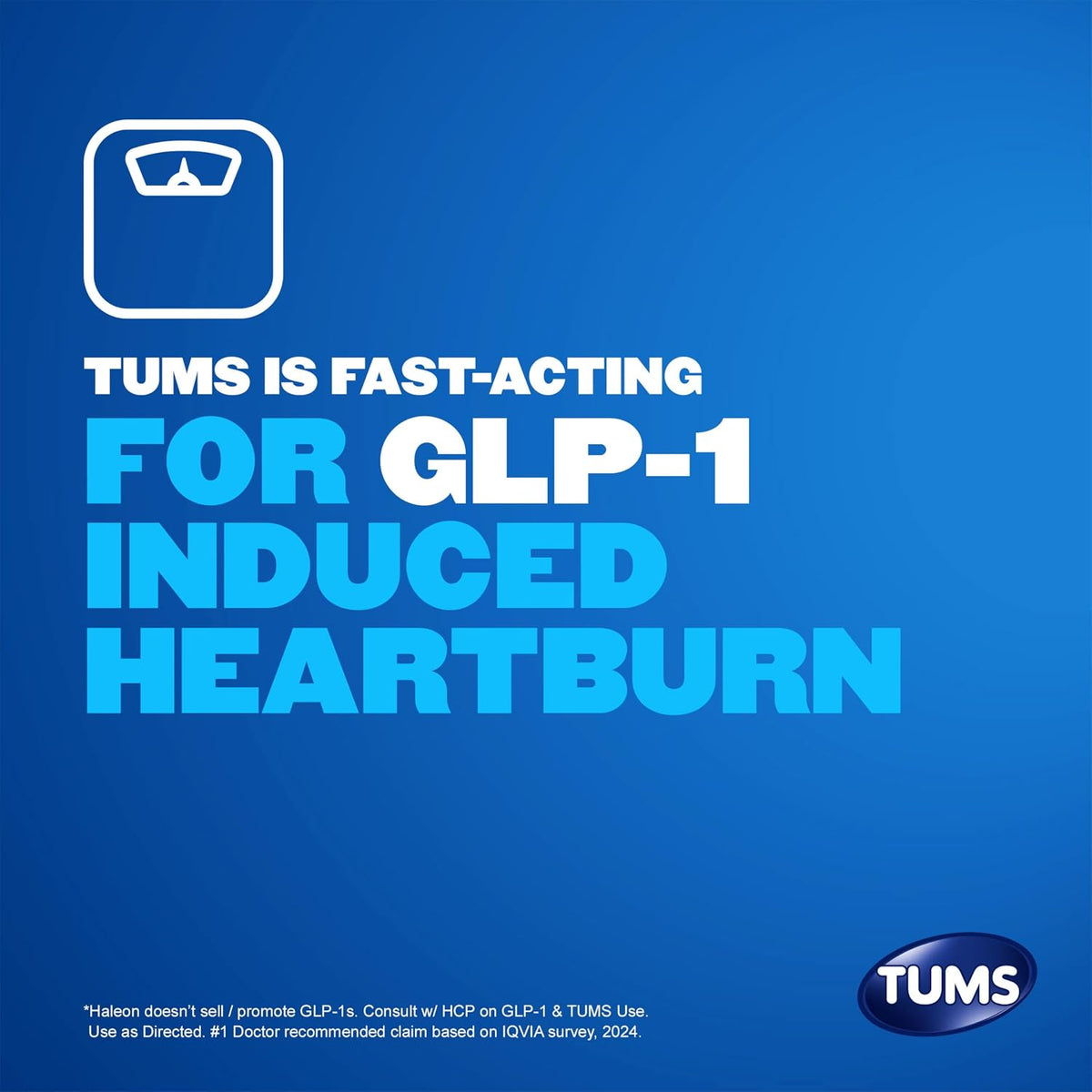 TUMS Smoothies Antacid Tablets, Heartburn Relief, Mixed Berry 236 Count