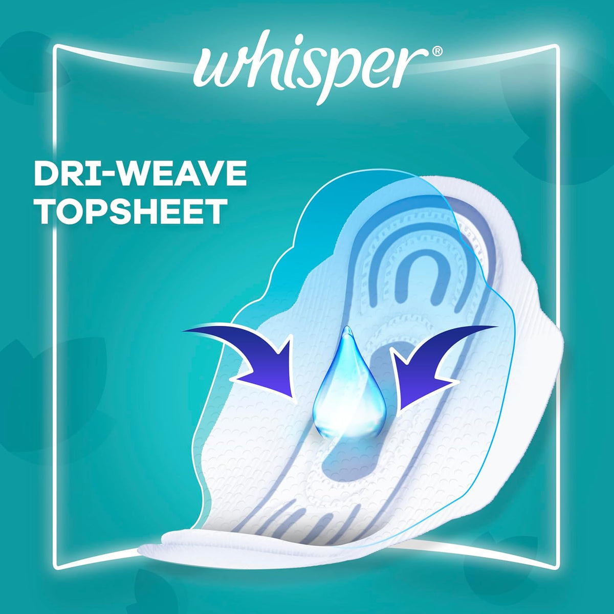 Whisper Wings Regular Flow Pads 40pk Super Value Pack