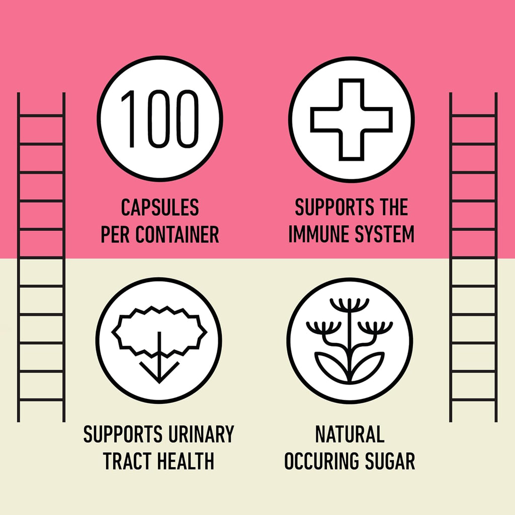 CNP | D Mannose Capsules 520mg - UTI Support, Bladder Urinary Tract Aid | Organic D mannose 520mg capsules for UTI support, urinary tract and bladder health; vegan non GMO, no fillers, kosher
