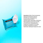 Neutrogena Hydro Boost Cleansing Wipes Makeup Remover, 25 Ct | Micellar Cleansing Cloths, Gently Removes Oil, Dirt, Waterproof Makeup, Hydrating Hyaluronic Acid