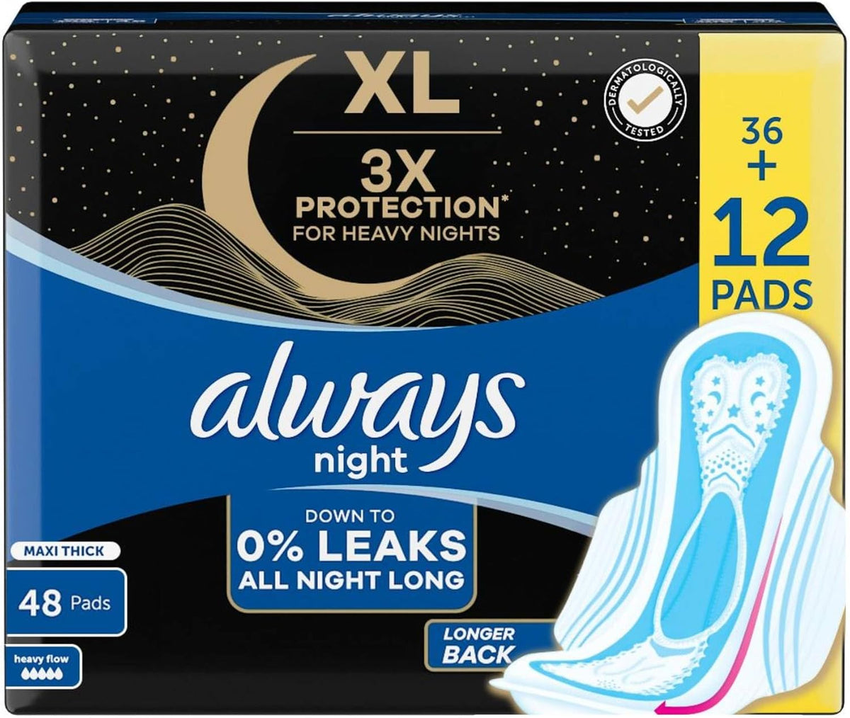 Sanitary Pads Overnight 48 pads