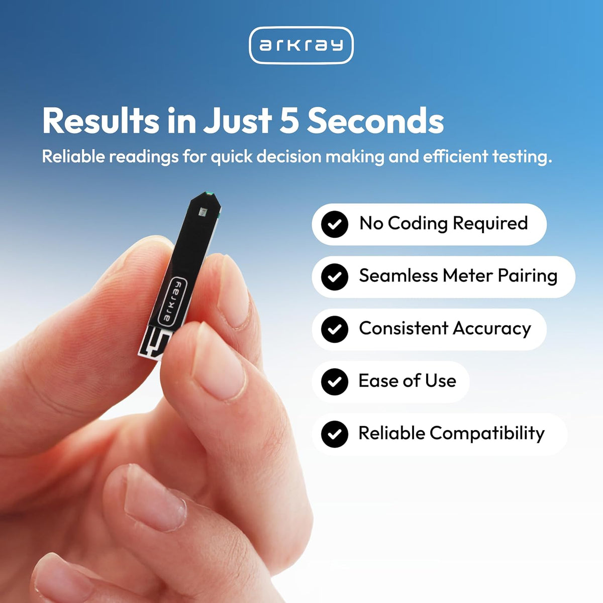 Assure Prism Multi Blood Glucose Test Strips – 0.5 Microliter Sample Size, Accurate & Fast 5-Second Results, Compatible with Assure Prism Multi Glucose Monitoring System, 50 Count | Automatic Coding