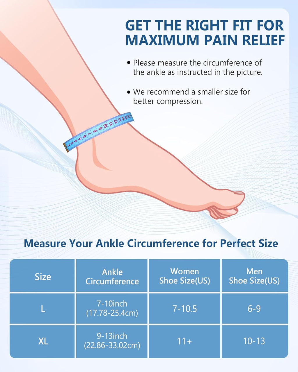 Ankle Foot Ice Pack, Expert Solid Gel Cold & Hot Therapy for Ankle Recovery | Heel Foot Ice Wrap, Stay Flexible After Frozen, 360° Foot Coverage, Easy Wear, Soft Fabric, Achilles & Plantar Relief