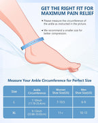 Ankle Foot Ice Pack, Expert Solid Gel Cold & Hot Therapy for Ankle Recovery | Heel Foot Ice Wrap, Stay Flexible After Frozen, 360° Foot Coverage, Easy Wear, Soft Fabric, Achilles & Plantar Relief