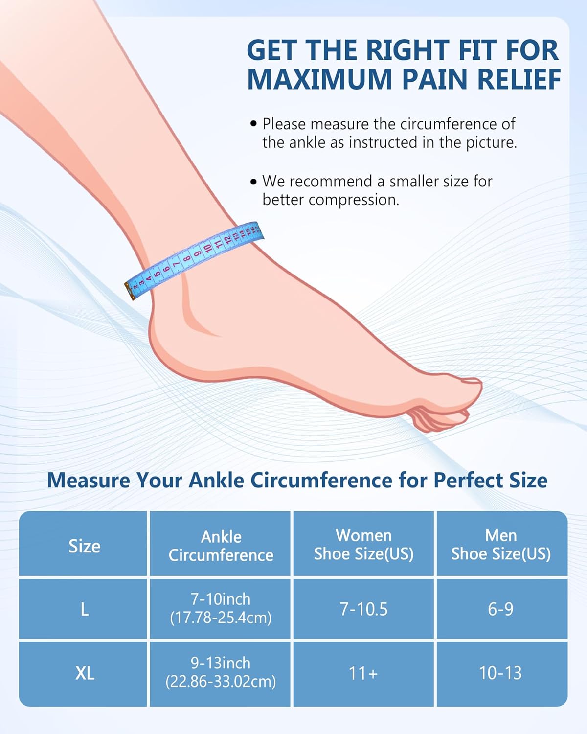 Ankle Foot Ice Pack, Expert Solid Gel Cold & Hot Therapy for Ankle Recovery | Heel Foot Ice Wrap, Stay Flexible After Frozen, 360° Foot Coverage, Easy Wear, Soft Fabric, Achilles & Plantar Relief