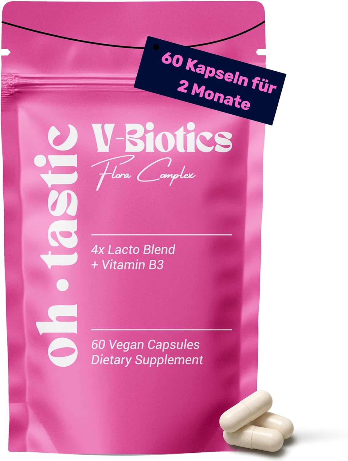 V-Biotics Probiotic Supplements 60 capsules