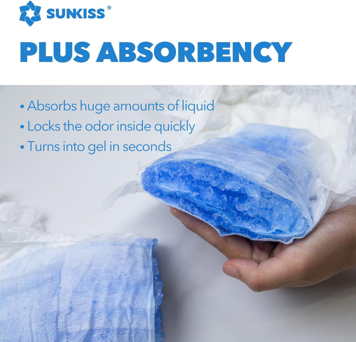 SUNKISS TrustPlus Incontinence and Postpartum Underwear for Men and Women, Disposable Protective Underwear with Overnight Comfort Absorbency, XLarge, 16 Count