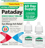 PATADAY Once Daily Extra-Strength Relief Allergy Eye Drops, 2.5 ml, 2 Pack