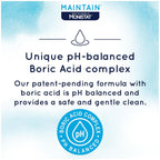 Monistat Boric Acid Feminine Wash, Fragrance-Free Intimate Wash for Women with Gentle pH-Balanced Formula, 10 Fl Oz