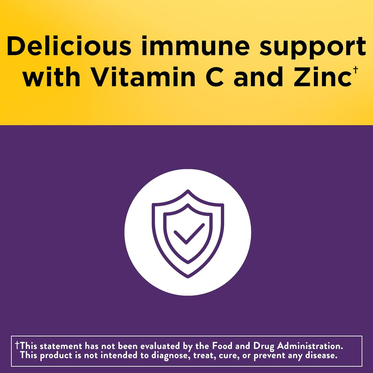 Nature Made Elderberry Gummies with Vitamin C & Zinc, 100 Gummies