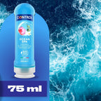 Control Mediterranean Sea Gel 2in1 – Body Massage Gel with Citrus and Sandalwood Aroma – 200 ml – Water-Based – Condom Compatible – Moisturizing – Hypoallergenic.