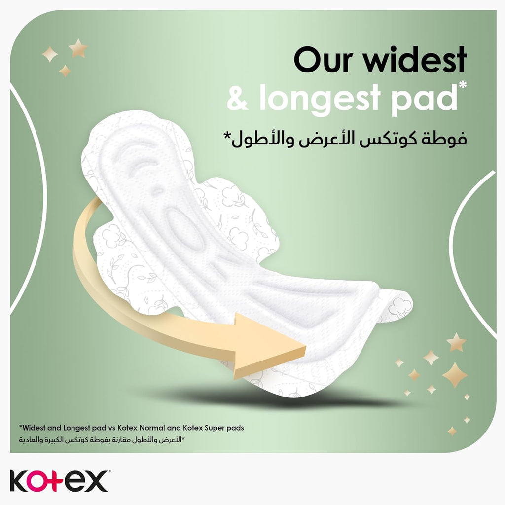 Kotex Sanitary Pads 100% Cotton With Wings