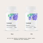 THORNE Advanced Iron Complex, Chelated Iron Supplement, 60 Capsules | Elemental Iron, Folate, B and C Vitamins for Optimal Absorption, Complete Blood Support Formula*, Third-Party Certified