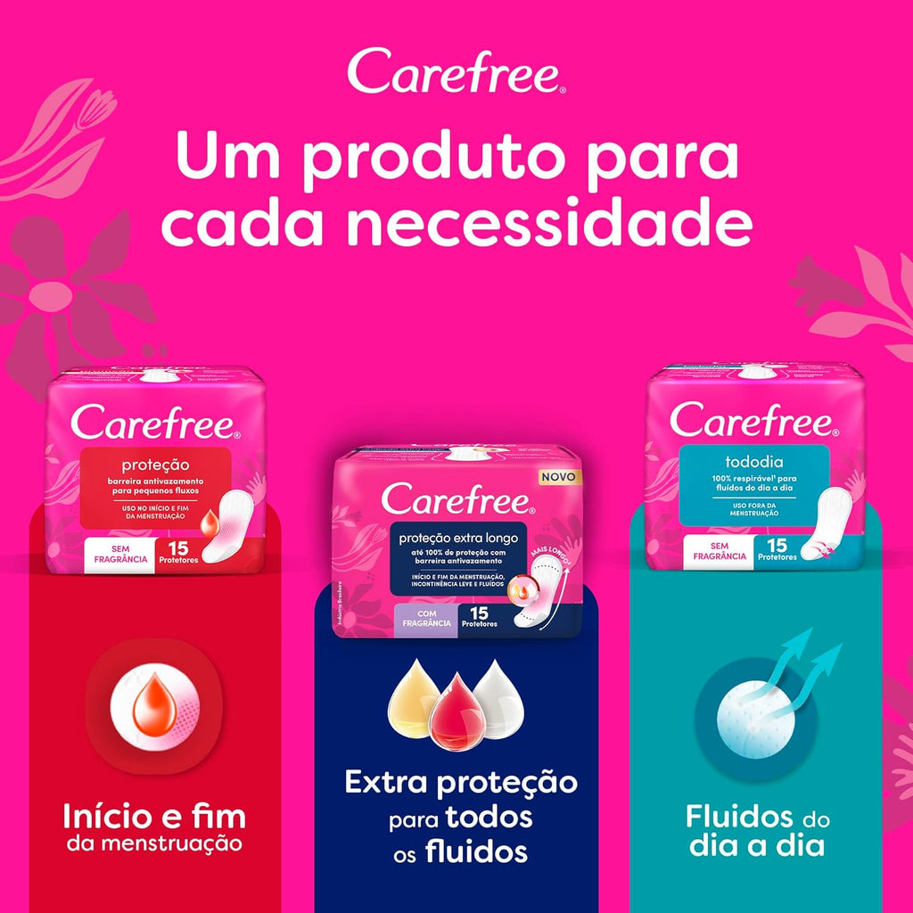 CAREFREE Panty Liners 60 pieces