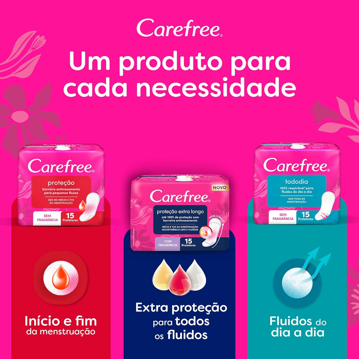 CAREFREE Panty Liners 60 pieces