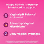 OLLY Happy Hoo-Ha Capsules, Probiotic for Women, Vaginal Health and pH Balance, 10 Billion CFU, Gluten Free - 25 Count