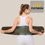 PLETHEON Post Pregnancy Belt Green – After Delivery Abdominal Support Belt | Postpartum Tummy Tucker | Waist & Back Support | Adjustable Compression Wrap