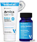 VitaMedica Arnica Tablets & Gel Bundle - 150 Tablets + 3 oz Gel | Support for Bruising, Swelling & Soreness, Rapid-Dissolve 30X Tablets + Water-Based Topical Gel, Plant-Based