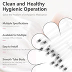 Disposable Vaginal Suppository Applicators 20pk - Soft Tip Insert for Boric Acid Capsules, Pills & Tablets - 1.8ml Capacity for Gels - Individually Wrapped Gynaecological Aid