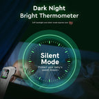 Viproud Touchless Thermometer for Kids and Adults, Accurate 1-Second Result | Large LED Screen, Fever Indicator, Mute Mode, Memory Recall, Dule Mode Forehead/Object, for All Ages