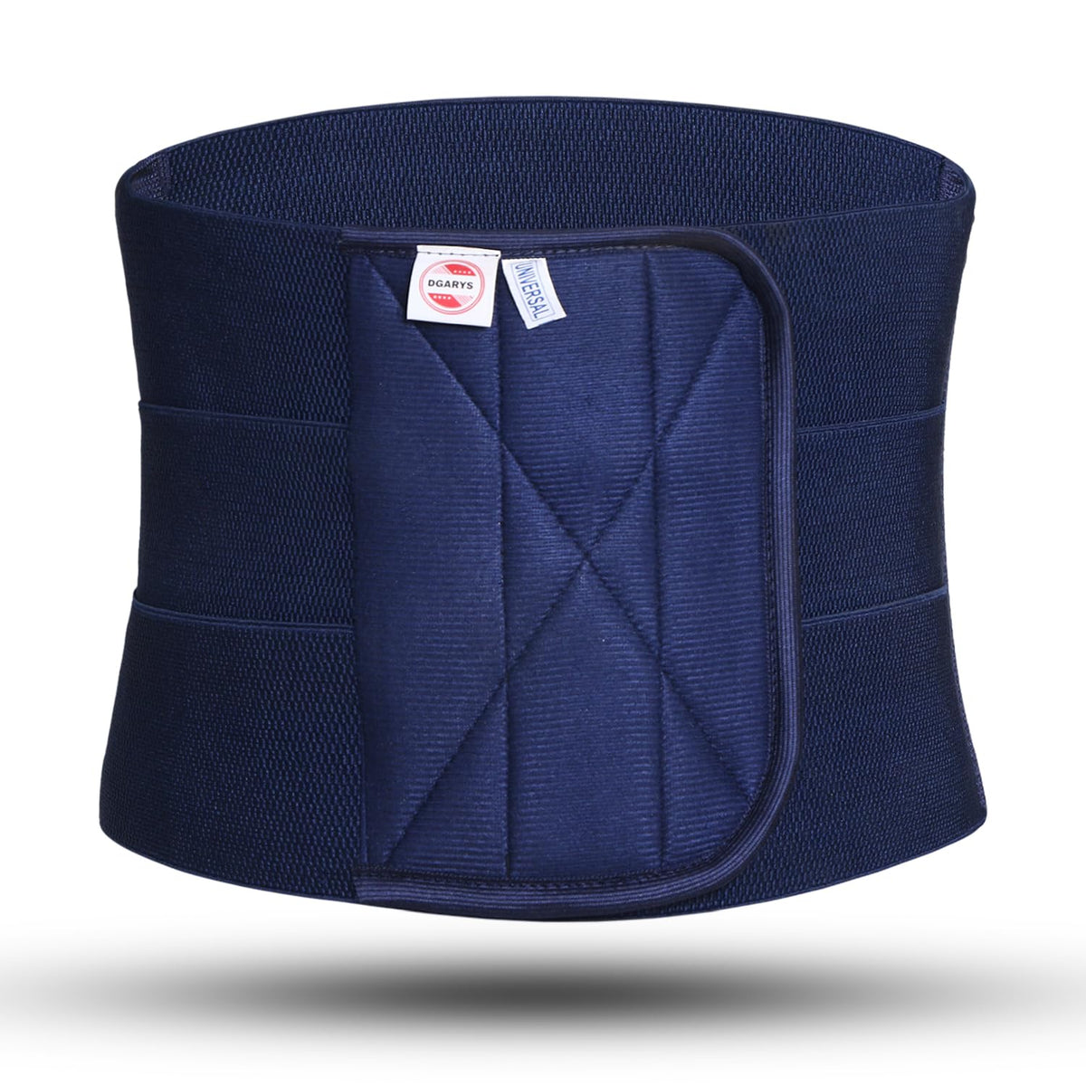Abdominal Binder Compression Wrap, Breathable, Stomach Support Post Injury Or Surgery With Contoured Body-Specific Postpartum Design, Universal (Blue)
