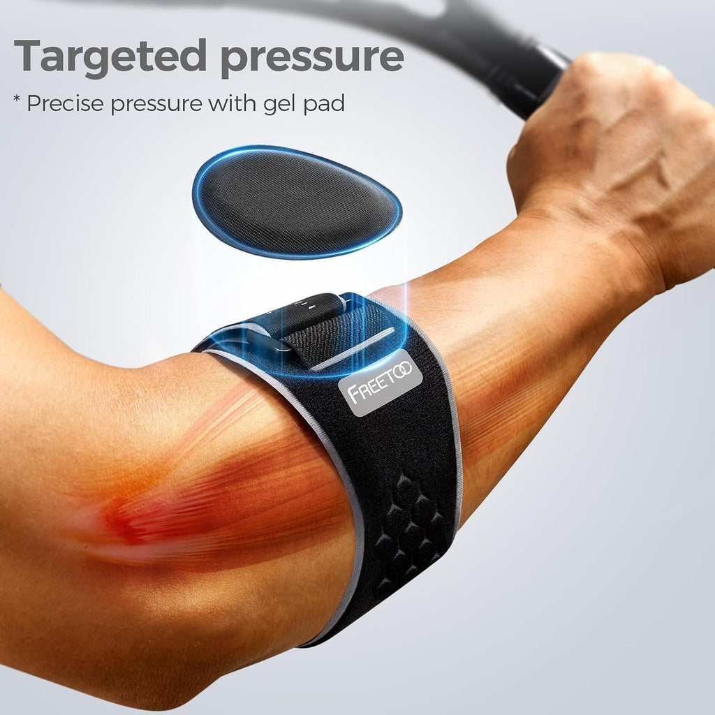 FREETOO Tennis Elbow Brace for Men Women for Tendonitis,Golfers Elbow