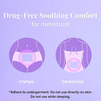 Pixie Period Cramps Menstrual Pain Relief Heat Patches - Lower Abdominal & Back Ache Therapy - Natural Alternative to Lidocaine ICY Hot - Up to 8 Hours - 3 Count Discreet Disposable Heat Pads