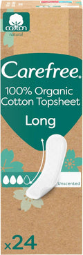 Carefree Panty Liners Organic 24 pieces