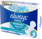 Always Panty Liners Fragrance-Free 120 pieces
