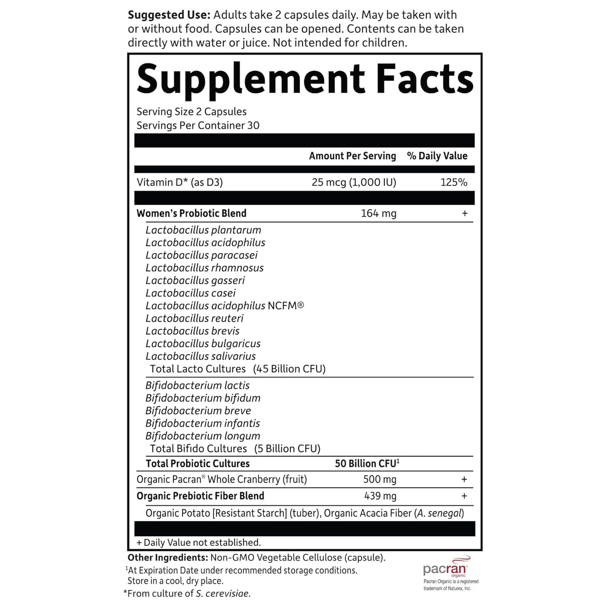 Garden of Life Probiotic Supplement for Urinary Tract Health - Dr. Formulated Urinary Tract+ for Digestive and Urinary Tract Support, Shelf Stable, 60 Capsules