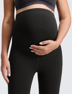 CRZ YOGA Maternity Leggings 25" | Butterluxe, Extremely Soft, Gentle Compression, Yoga, Super High Rise, U-shaped Belly, Pregnancy and Postpartum