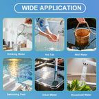 50 Pieces 16 in 1 Drinking Water Test Strips, 50 Tests for Water Quality Drinking Water Tester and 1 Test Tubes Quick Analysis PH Heavy Metals Nitrate Chlorine for Aquarium Tap