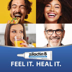 Zilactin B Fast Acting Canker Sore Treatment Gel 0.25 Oz, Pack of 1 | Long Lasting Relief & Protection of Canker Sores, Mouth Sores & Gum Irritations, Up to 6 Hours of Protection, Made in USA