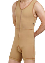 Medical Compression Bodysuit for Men upto Mid-Thigh | SLEEVELESS | HIGH COMPRESSION | Medical Compression Garment | Full Body Shapewear | Post Surgical Support