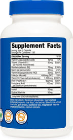 Nutricost High Potency Vitamin B Complex 462mg, 120 Capsules | Energy Complex with Vitamin C