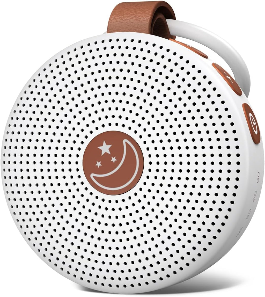 Portable Sound Machine Mini White Noise Machine Baby Shushing Brown Noise Machine with 30 Soothing Sounds for Kids Adults Dogs Auto-Off Timer 32 Volume Levels Sleep Machine for Home Office Privacy