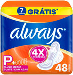 Always Sanitary Pads With Wings 48 pieces
