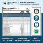 Probiotic Supplements 50 ml 60 capsules