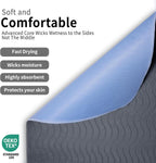 Accompagner Incontinence Bed Pads Washable Waterproof, Ultra-Absorbent Reusable Underpads for Diaper Changing, Nursing, Bedridden, Adults, Seniors, Kids and Dogs (Dark Gray, 24"x24"(Pack of 4))