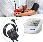 SoulBay 6V AC Adapter for Omron Blood Pressure Monitor Hem-ADPTW5, 6.5 Ft | Replacement Cord for Omron 5 Series, 7 Series, 10 Series, DC Output 6V 1A Power Supply