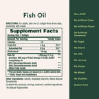 Nature's Bounty Fish Oil Omega 3 Supplements - Supports Heart Health, 1200 Mg Fish Oil, Omega-3, 200 Softgels (Pack of 1)