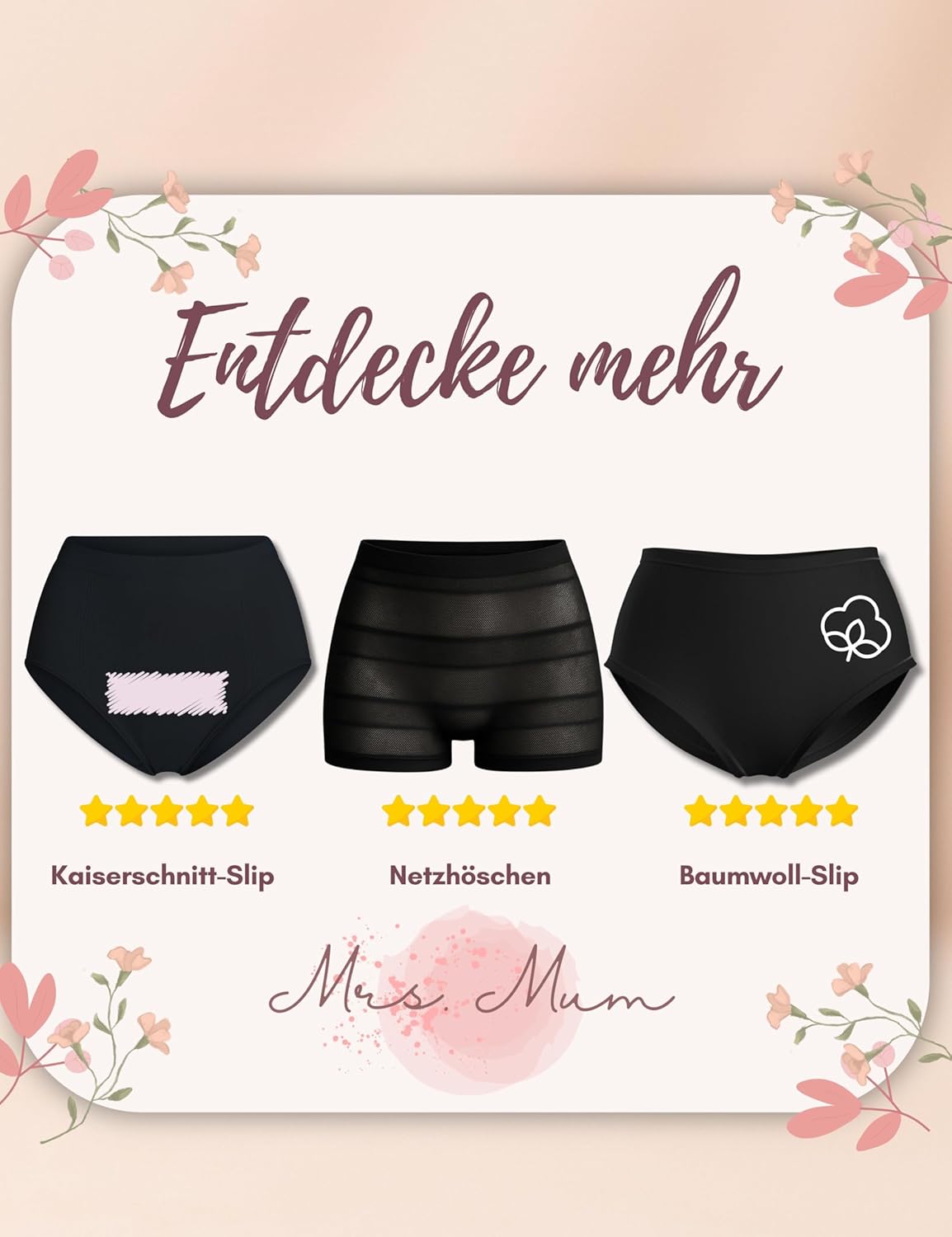Mrs. Underwear Postpartum
