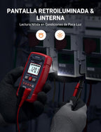 AstroAI Intelligent Digital Multimeter 4000 Counts, Digital Polymeter, Automatic Range Electric Tester with Speed and Accuracy Measurement for AC/DC Voltage, Resistance and Continuity